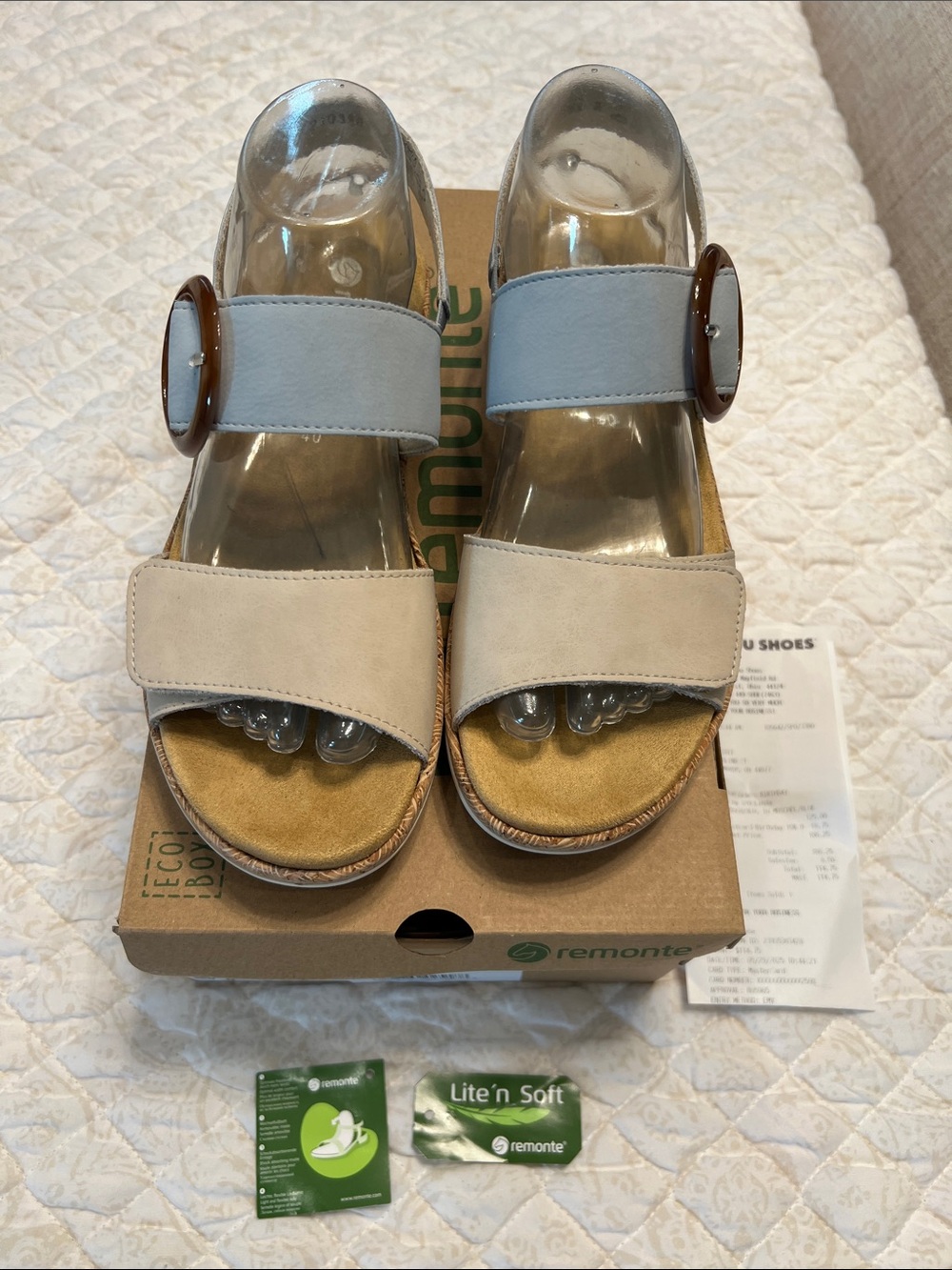 Remonte Jocelyn 53 Muschel/Blue Size 40 New w/Box